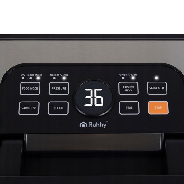 Aparat de vidat cu etanșare dublă