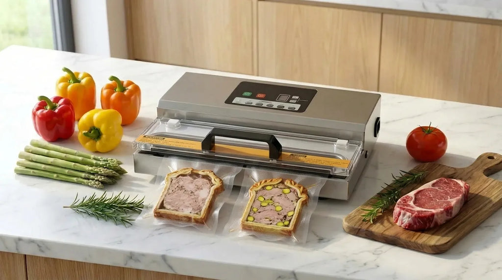aparat de vidat care face cruste paté sous vide