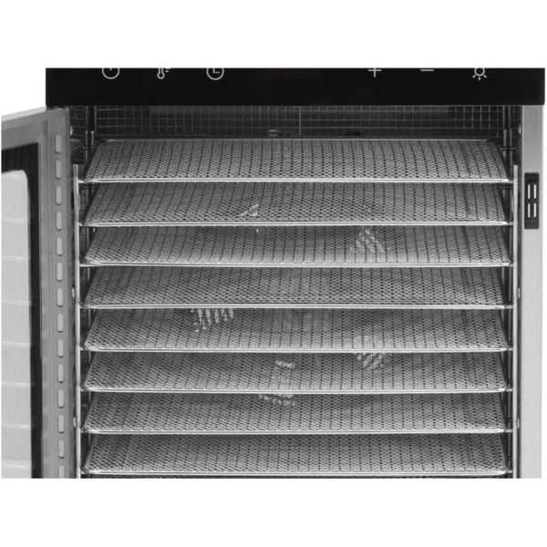 Deshidrator inox 10 tăvi – 800 W, 30 până la 90°C