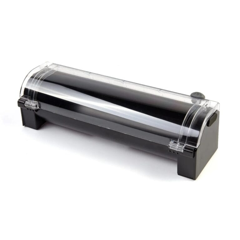 Dispenser pentru role de vidat cu cutter